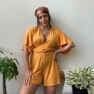 Express Tie Front Romper